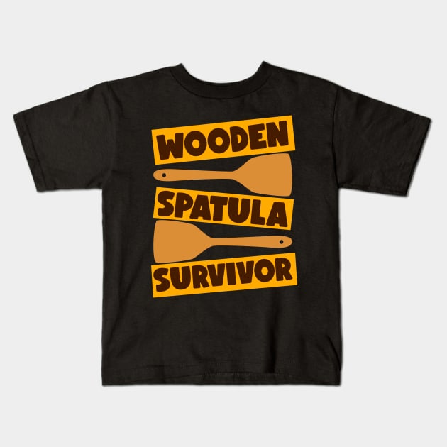 WOODEN SPATULA SURVIVOR Kids T-Shirt by Movielovermax